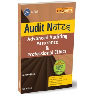 Taxmann's Audit Notes | Advanced Auditing Assurance & Professional Ethics for CA Final May 2024 Exam by CA. Pankaj Garg | Taxmann's ClassNotes | New Syllabus 2024 by ICAI